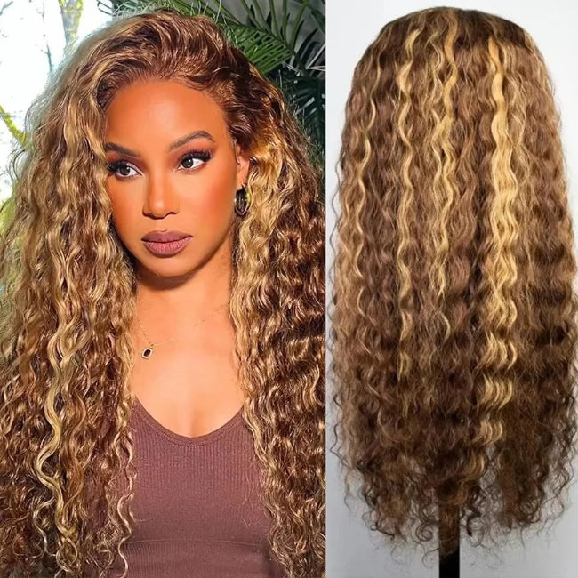 TRESS CHIC™ Deep Waves 30-40 Inches  Honey Blonde